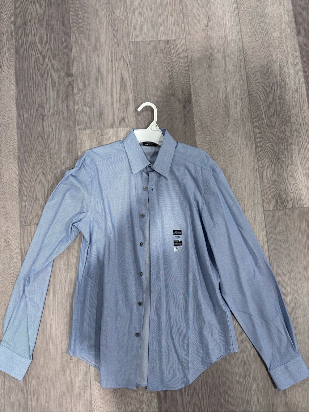 Van Heusen Blue Pinstripe Dress Shirt